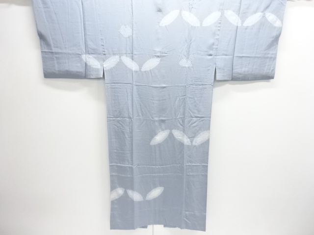 JAPANESE KIMONO FOR MEN / HITOE JUBAN / SHIBORI / ABSTRACT PATTERN